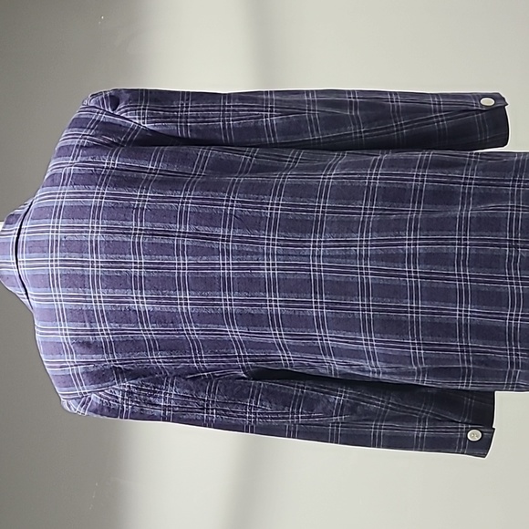 JH Collectibles vintage 90s Plaid Unisex blue Jacket Blazer preppy size 8 - Picture 2 of 9